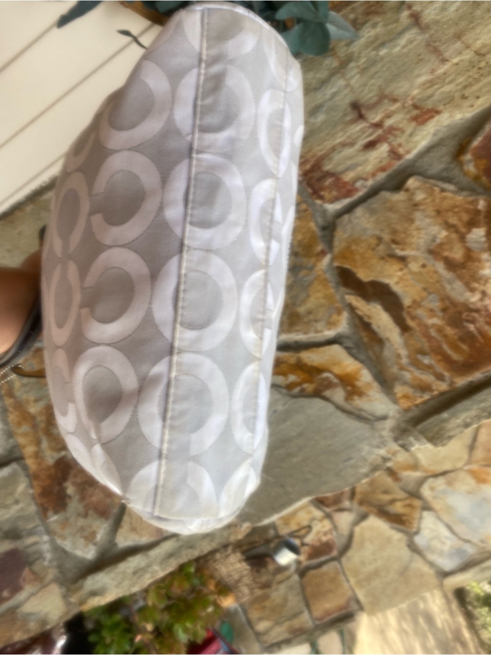 COACH Gray Patterned Tote Bag - Picture 6 of 9